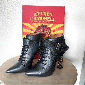 Jeffrey Campbell Lynked Tie Chain Heel Size 6